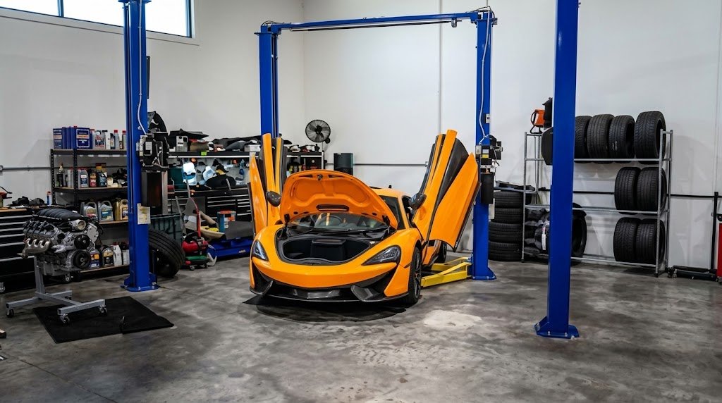 McLaren repairs and services, Spectrum German Auto, Dubai.