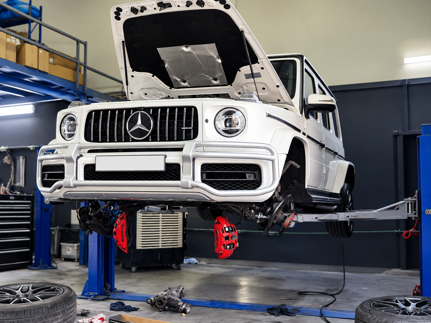 Mercedes repairs and services. German spectrum Auto Dubai.