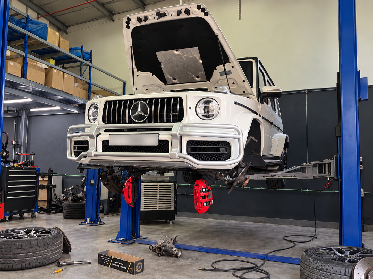 mercedes repairs and services at spectrum german auto al qouz 4