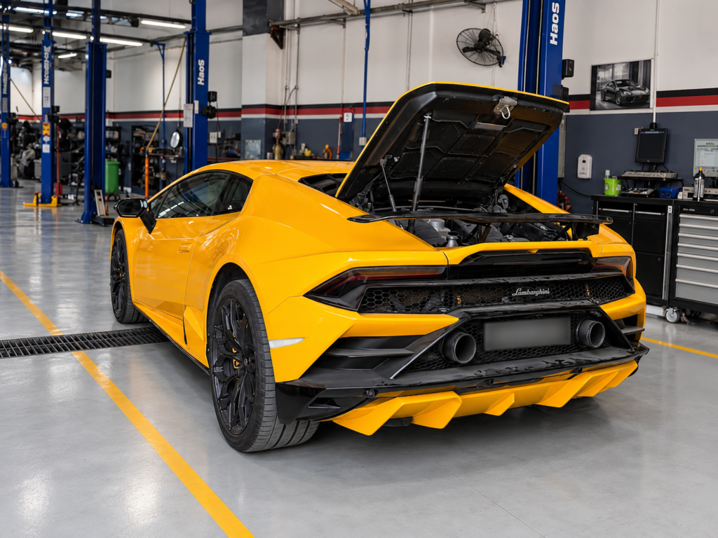 Spectrum German Auto car workshop in Al Quoz Dubai