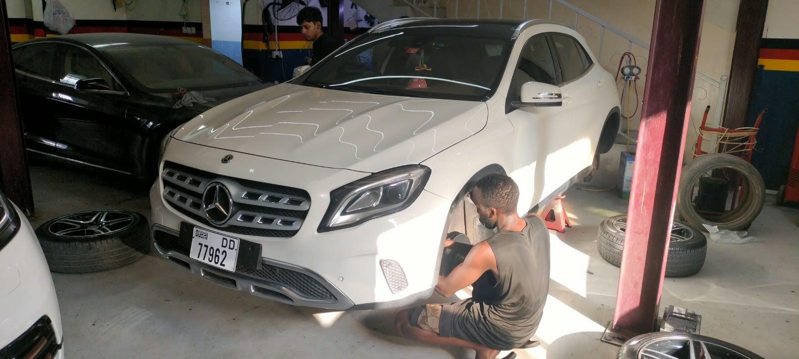 mercedes repairs and services at spectrum german auto al qouz 4